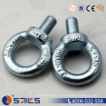 DIN 580 Electro Galvanizing Lifting Eye Bolt Cuerda de acero